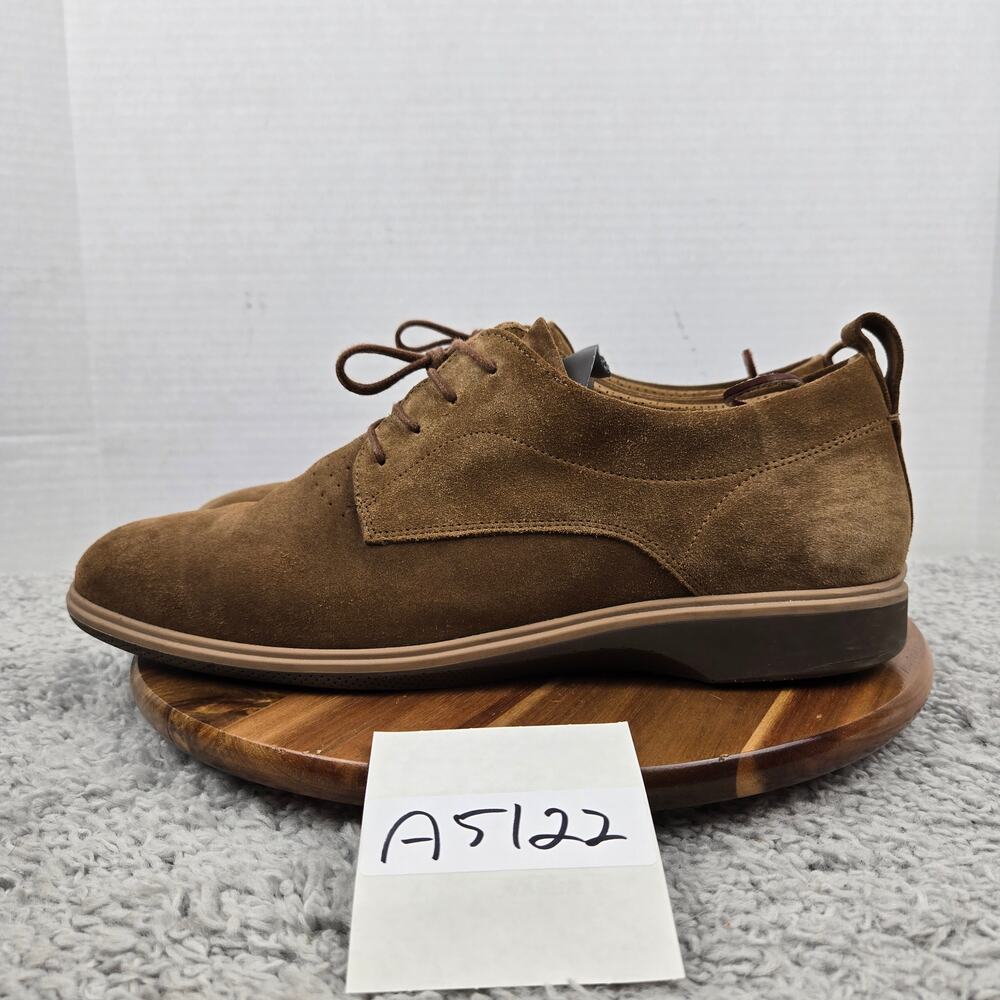 Amberjack Mens 14M The Original Grizzly Brown Suede Oxford Casual Daily Shoe